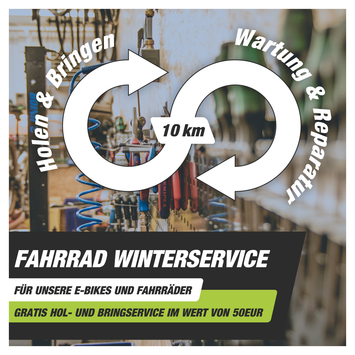 TNB Winterservice für Bikes und E-Bikes