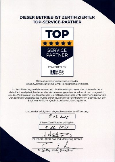 TNB BICO Zertifikat 2025